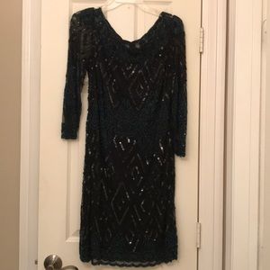Beaded formal dress